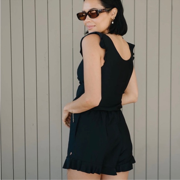 Honey Mark Gray Blue Swim Romper X-LARGE - Picture 5 of 7